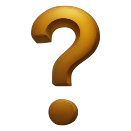 Question mark and exclamation mark sticker