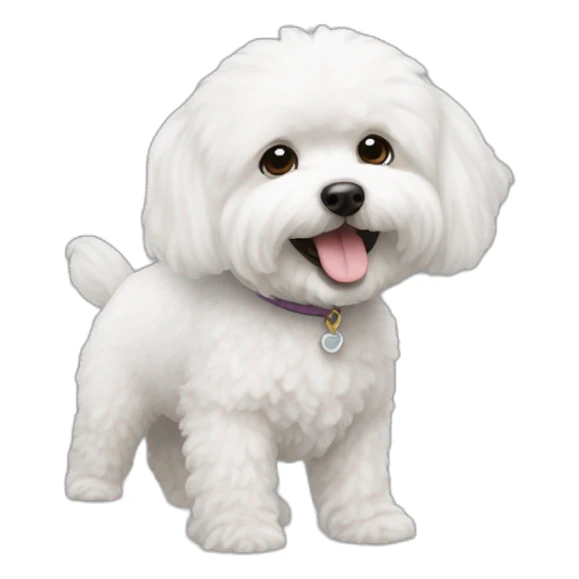 Bichon frisé bark sticker