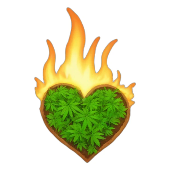Weed hearth sticker