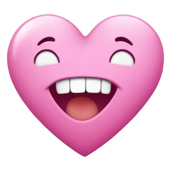 Heart with smile sticker