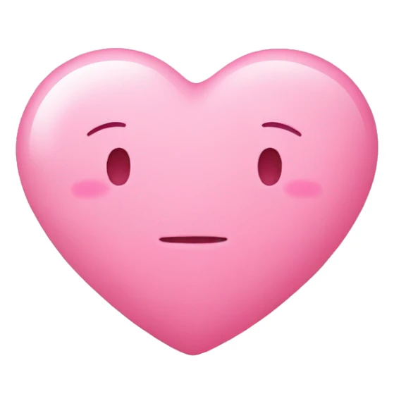 babypink heart with speech bubble sticker