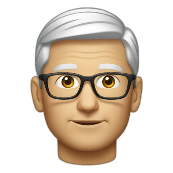 tim cook apple sticker