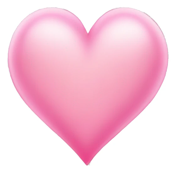 Pink light heart ￼ sticker