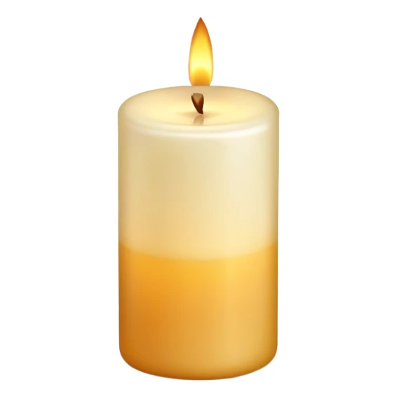 memorial candle with gentle glow sticker