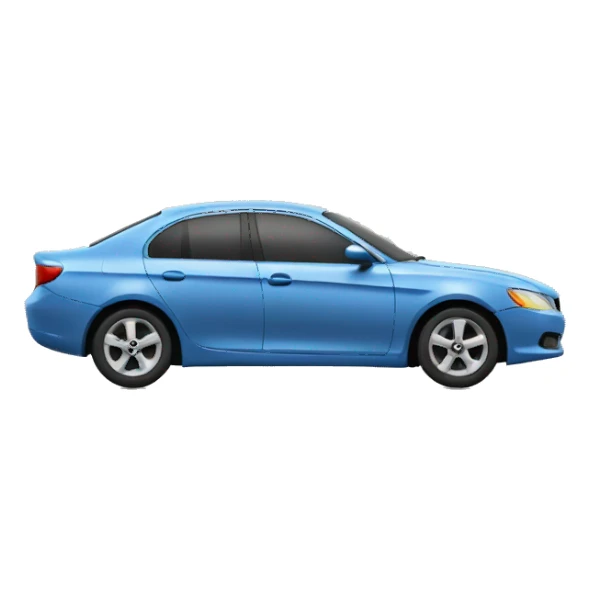 car with a turn signal sticker