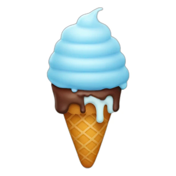 Leon en forma de helado sticker