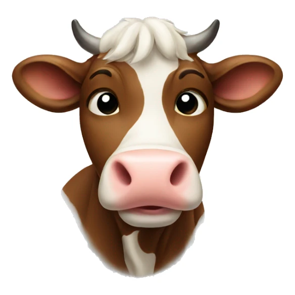 Cow sticker