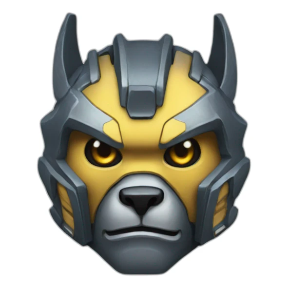 Protogen happy sticker