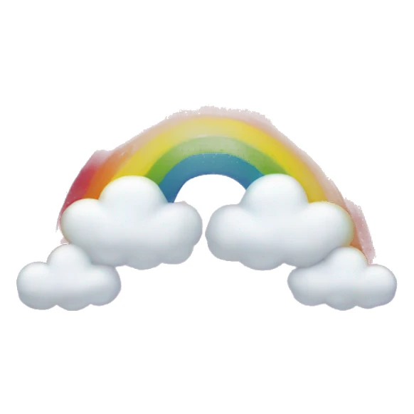 rainbow-with-stars sticker