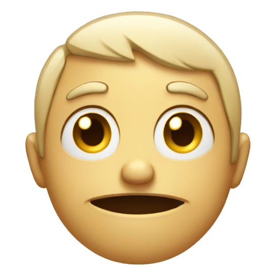 Sad while smiling sticker