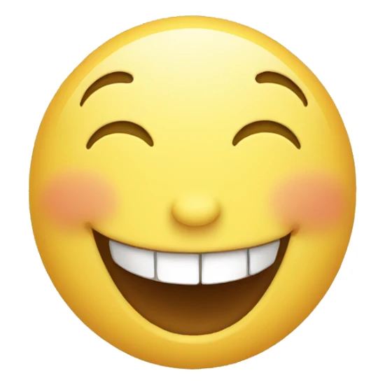 Upside down laughing  sticker