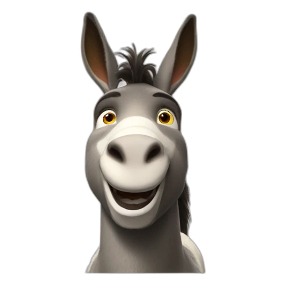the donkey in shrek sticker