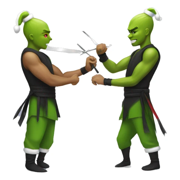 ninja getting a low taper fade from the yn grinch sticker