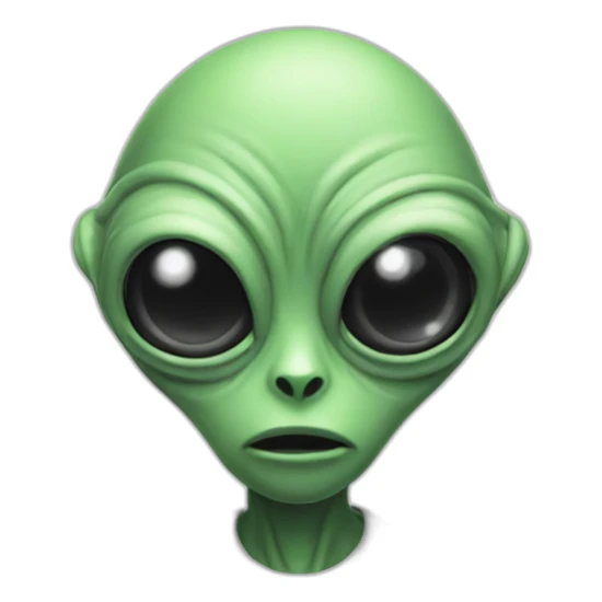 Three eyed alien sticker