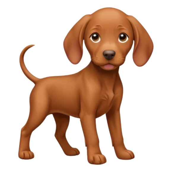 Vizsla puppy  sticker