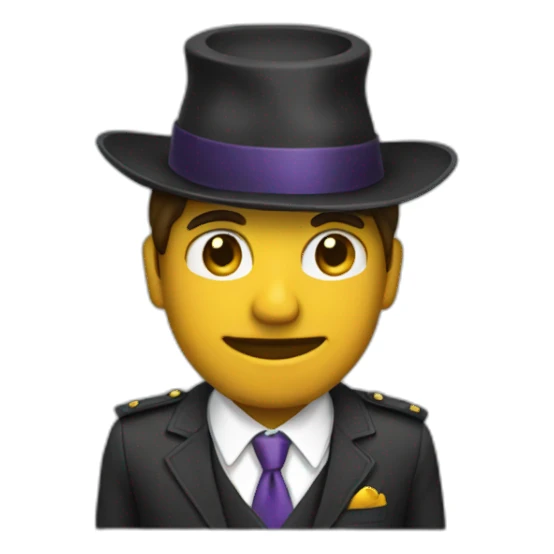 Senyor con traje sticker