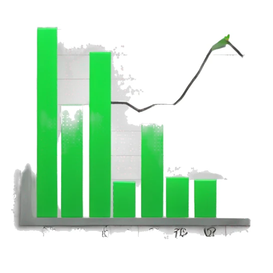 chart finance pc sticker