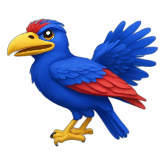 kansas jayhawk bird sticker