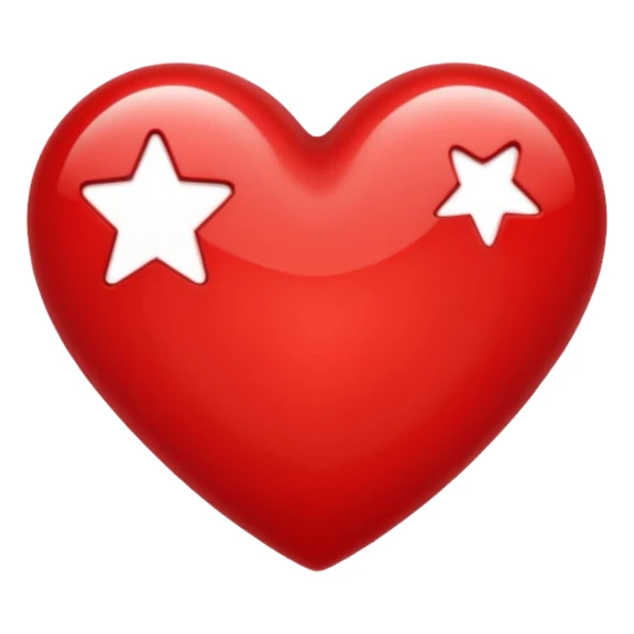 star heart sticker