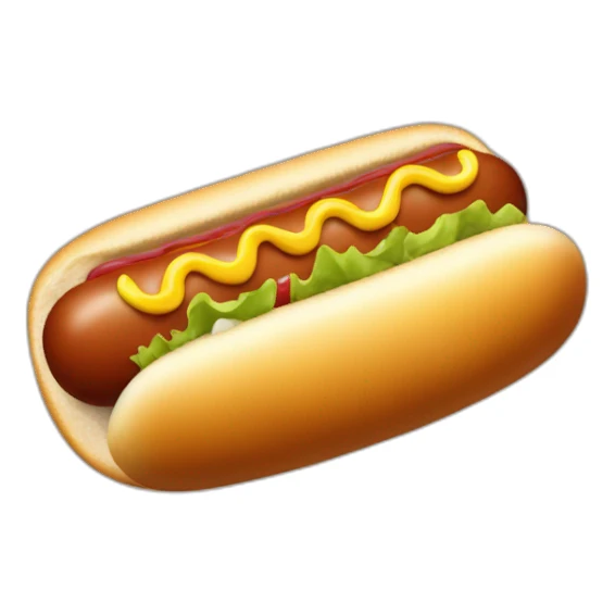 Enfant mangeant un hot dog  sticker