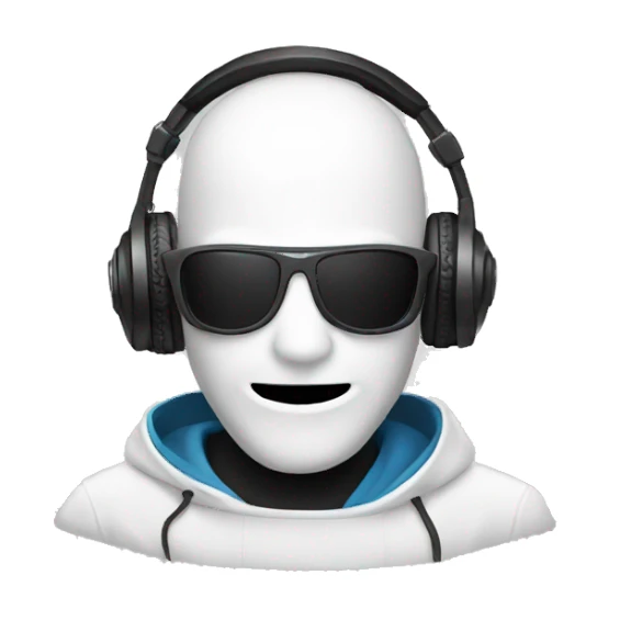 dj hacker a mask sticker