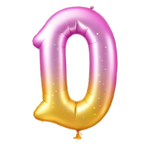 16th birthday number balloon  sticker