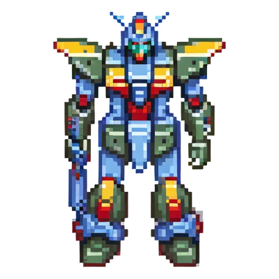 Gundam, no background sticker