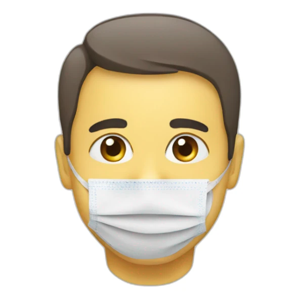 taping the nose  sticker