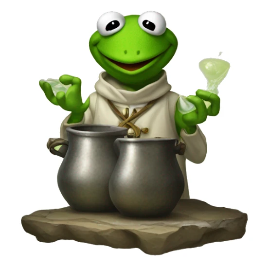Kermit the Frog Alchemist sticker