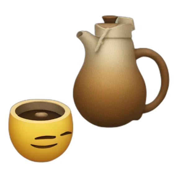 paz tomando mate sticker