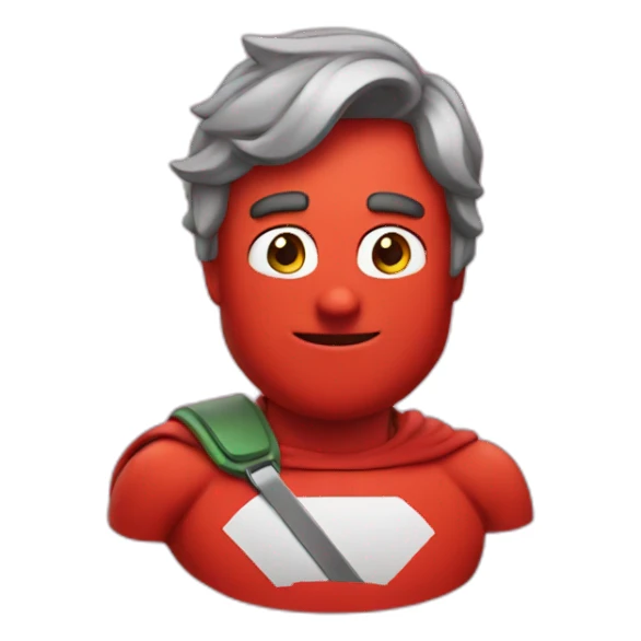 SuperTomato Hero sticker