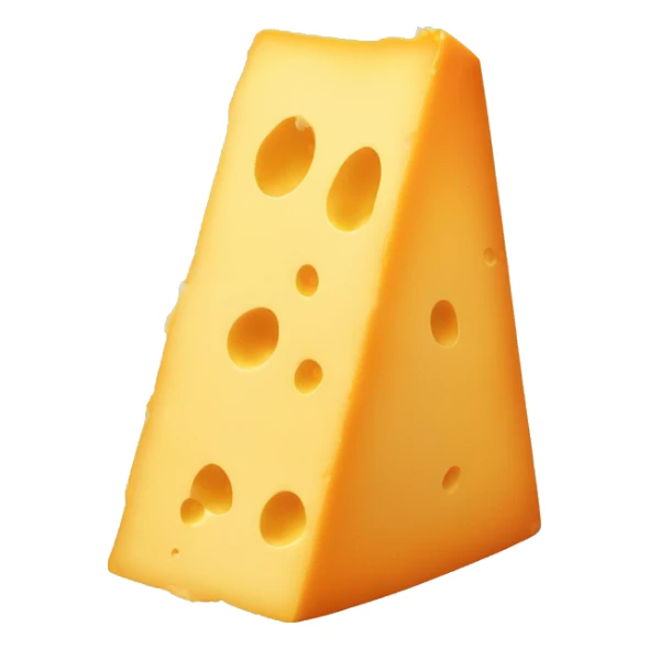 Cheddar cheese no holes sticker