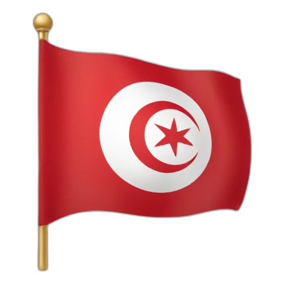 Tunisia flag sticker