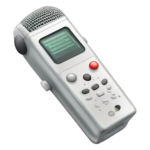 voice recorder memo device sticker