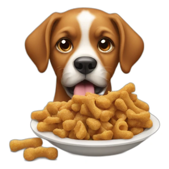 dog eating his crap sticker