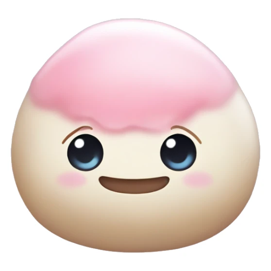 mochi super kawaii con ojos saltones sticker