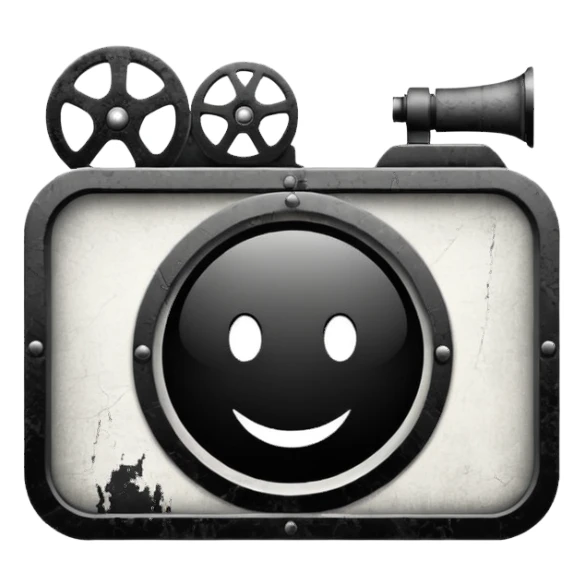 Grunge Film logo sticker