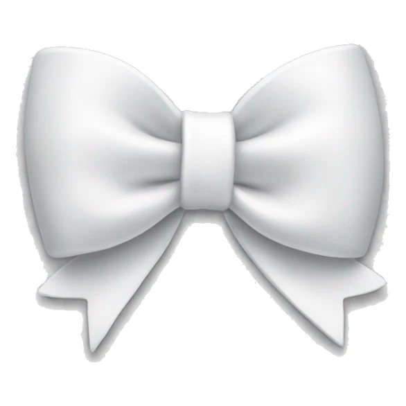 a white bow with “GA” written on it sticker