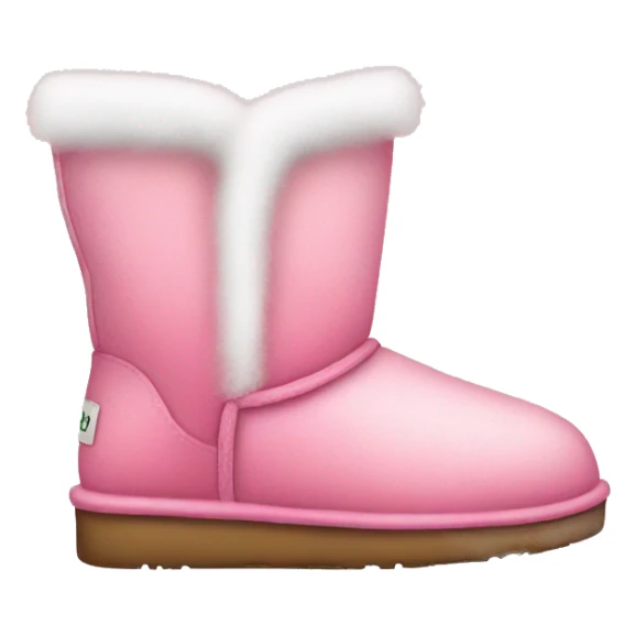 cute pink christmas uggs sticker