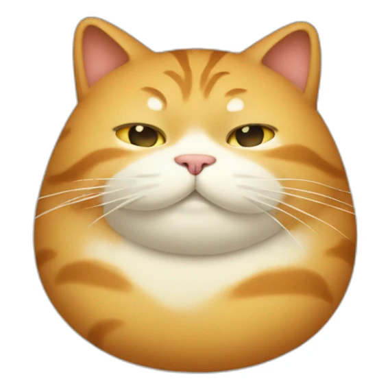 fat cat with a fat joint sticker