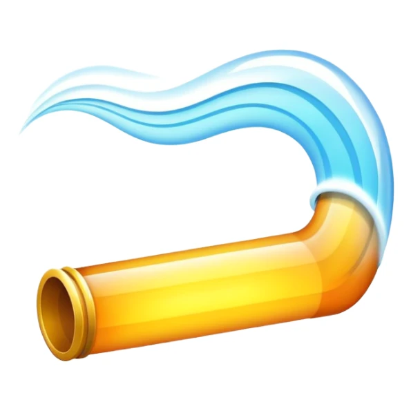 Light waves being channeled through a tube waveguide sticker