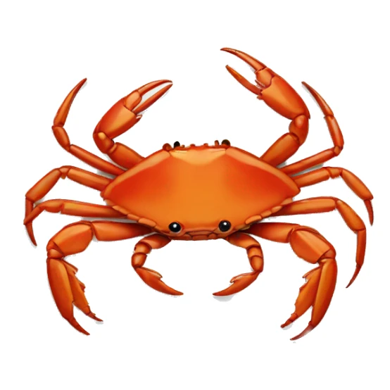 crabes plate sticker