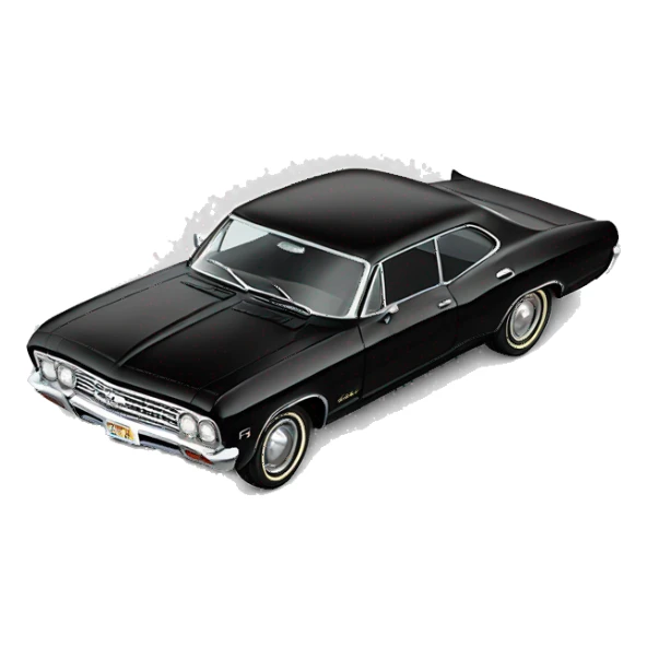 Impala Chevrolet 1967 Black sticker