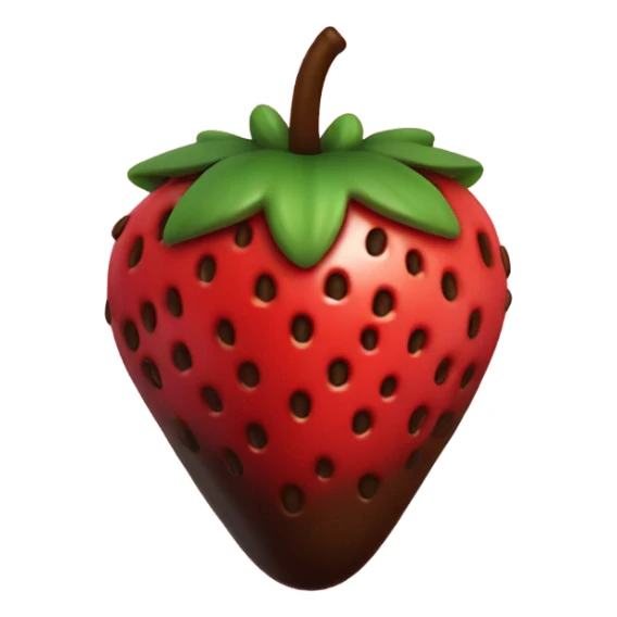 Chocolate covered strawberry  sticker