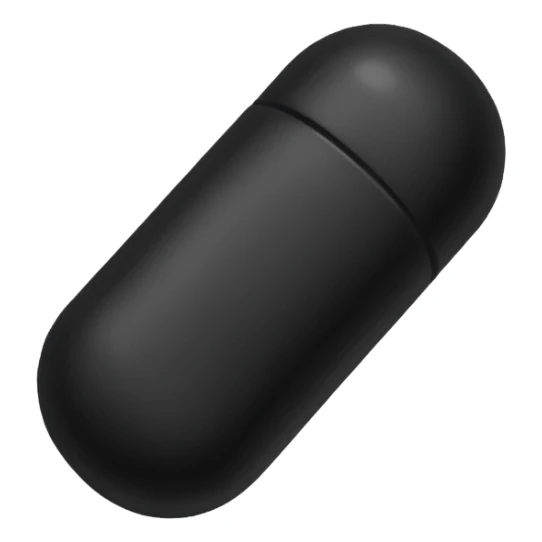 black pill emoji sticker