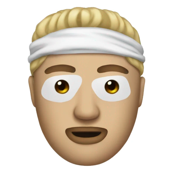 Silk sleeping mask sticker