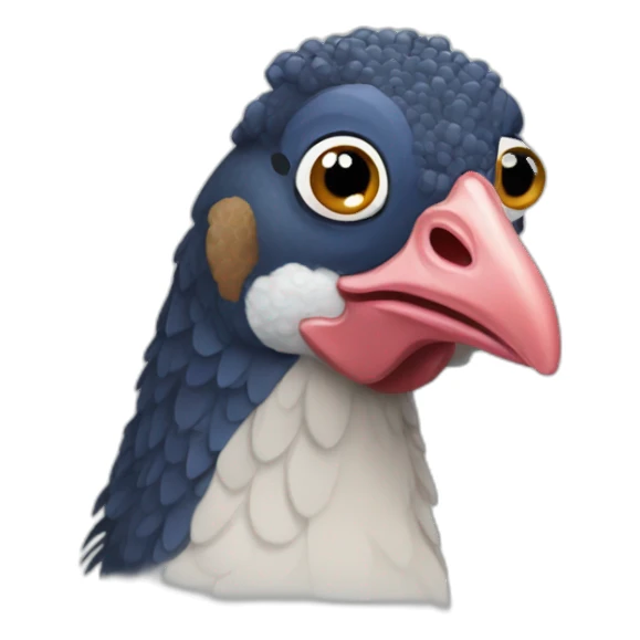 guinea fowl sticker