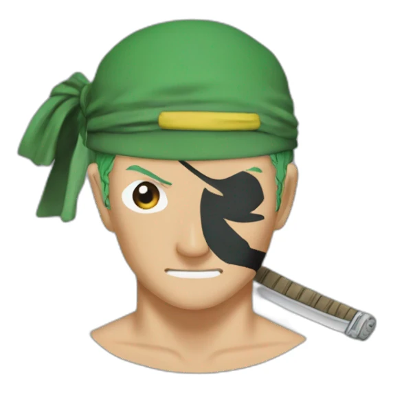 Roronoa Zoro one piece sticker