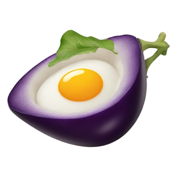 eggs and eggplants sticker