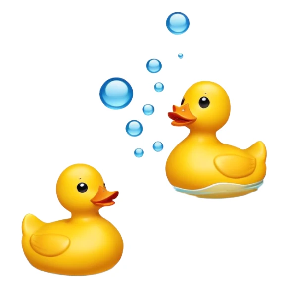 Rubber duck sticker
